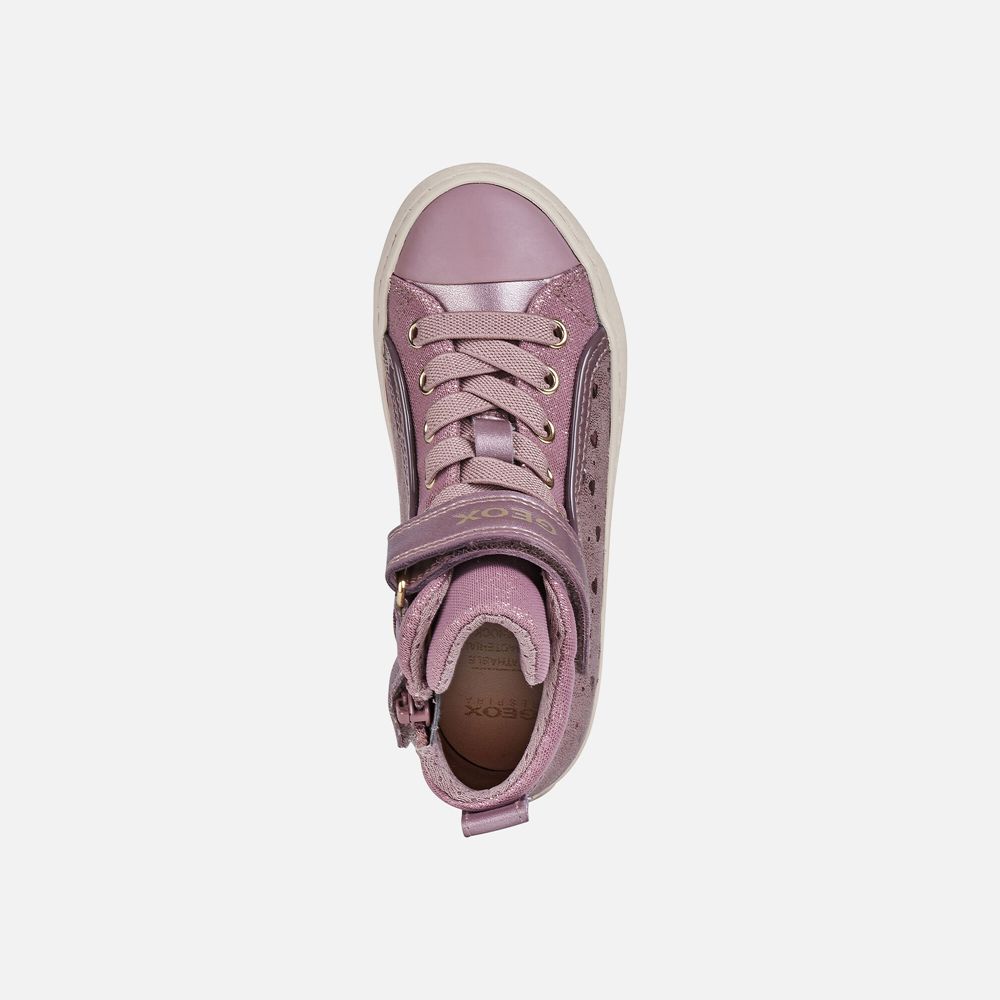 Basket Geox Kalispera - Rose - Fille 471325-FWH